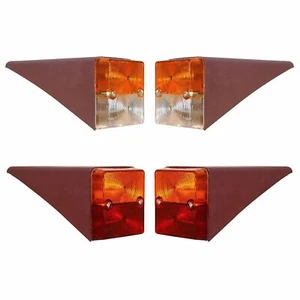 12V 4Pcs Side Indicator Rearlight Metal Body IHC Mc Cormick 323 423 353 453 D323 - Bild 1 von 11
