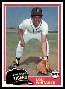 1981 Topps Lou Whitaker Detroit Tigers #234
