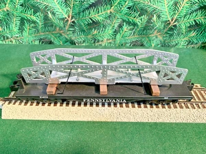 American Flyer 10453 Custom Bridge Transport Flat Car - Bild 1 von 8