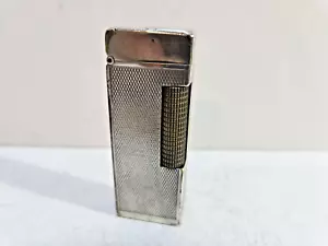 Accendino Rollagas Vintage Funzionante Tono Argento FATTO IN SVIZZERA, 6804/37 - Foto 1 di 13
