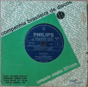 JIMMY CLIFF 1968 “WATERFALL/THE REWARD” RARE EDITION! 7” MONO 45 BRAZIL - Bild 1 von 2