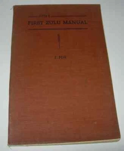 JUTA'S FIRST ZULU MANUAL - I. FOX - 1950's PAPERBACK - Foto 1 di 3