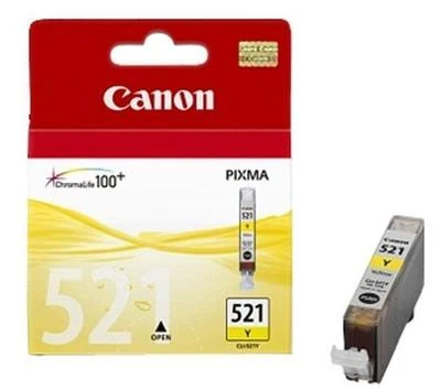 Canon CLI-521Y Ink Cartridge Yellow MP640 MP620 MP540 Genuine Sealed - Image 1 of 2