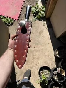 Primitive Buffalo Leather IWB Crossdraw Sheath only for Cold steel Natchez CPM3V - Picture 1 of 9