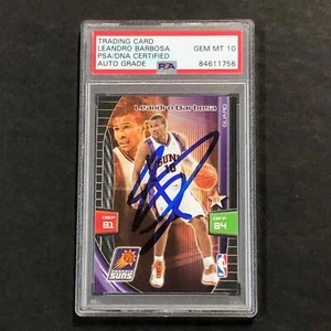 2009-10 Adrenalyn XL #20 Leandro Barbosa Signed Card AUTO 10 PSA Slabbed Suns - Picture 1 of 2