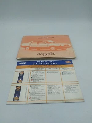 Libretto Uso Manutenzione Fiat Regata weekend Auto Epoca Manuale  ricambi  - Immagine 1 di 4