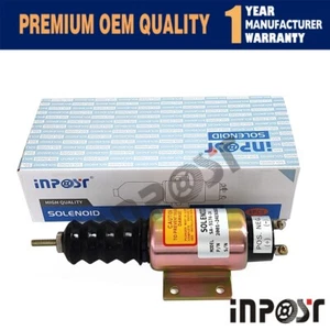 SA-5174-24 2001-24E3U1B2S2 24v Stop Solenoid Valve For Cummins 2 Terminals - Picture 1 of 7