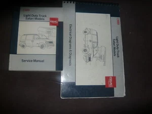 1989 GMC Safari Van Repair Service Shop Manual Set OEM W Electrical Diagrams BK - Picture 1 of 1