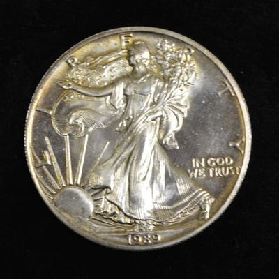 1989 Walking Liberty American Eagle 1oz .999 Silver US Coin - Image 1 of 4