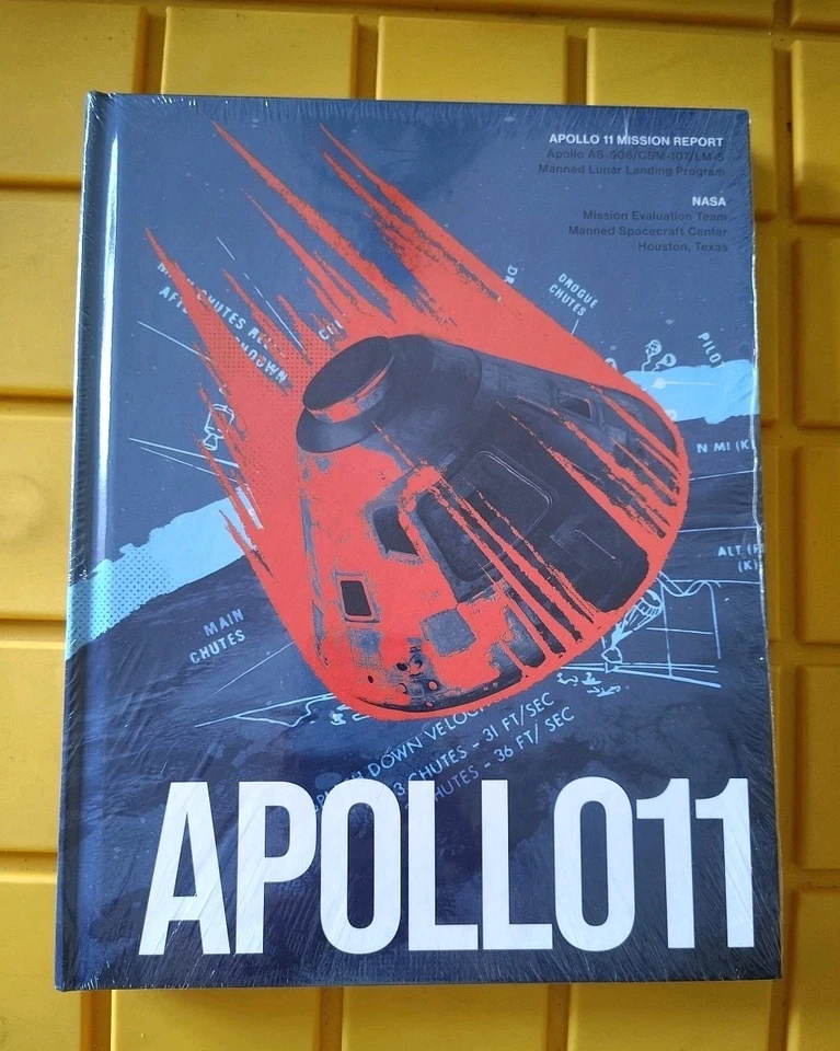 Apollo 11 Mission Report Relaunched by Alan Gibson Hardcover Book