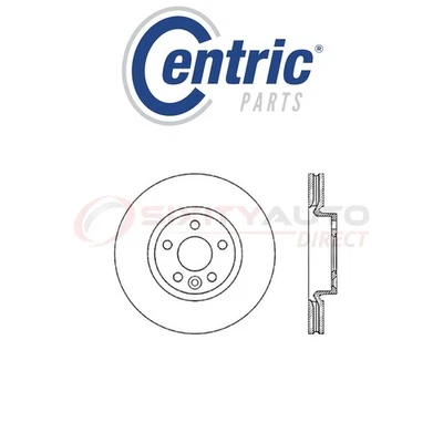 Centric C-TEK Disc Brake Rotor for 2008-2016 Volvo XC70 2.0L 2.5L 3.0L 3.2L xe - Изображение 1 из 4