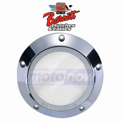 Barnett Clear Derby Cover for 2000-2006 Harley Davidson FLSTF Fat Boy - vw - Imagem 1 de 4