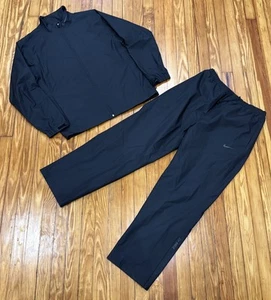 Nike Golf StormFit Jacket Pants SET Black Waterproof Men's Large - Picture 1 of 3