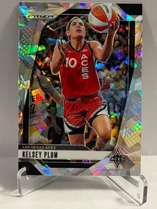 Kelsey Plum 2024 Panini Prizm WNBA #77 Ice Prizm Parallel Las Vegas Aces - Picture 1 of 2