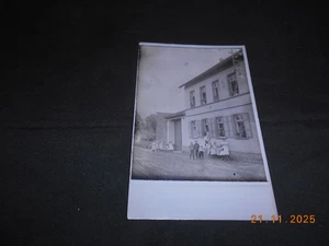 Sprendlingen? Edificio familia 1913 muchos niños correo ferroviario - Imagen 1 de 3