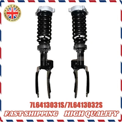 FOR VW 7L6413031L 7L6413032L 7L6413032S 2X FRONT LEFT RIGHT SHOCK ABSORBER SET  - Image 1 of 3