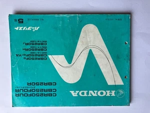 Manuale uso e manutenzione Honda elenco ricambi usato CBR250FOUK,R 207P #V48 - Foto 1 di 6