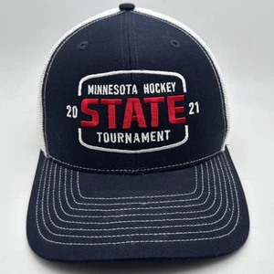 Minnesota Hockey State Tournament 2021 Trucker Hat Cap SnapBack Mesh GR46 - Picture 1 of 6