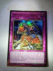 Conquistador of the Golden Land MGED-EN054 Premium Gold Rare 1st Edition NM  - Bild 1 von 1