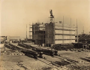Frankreich Dünkirchen Hafen Erweiterung Bauarbeiten altes Foto 1935 #5 - Bild 1 von 3