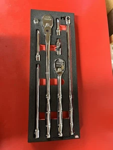 Mac Tools EE. UU. 1/2 Unidad Trinquete, Barra Interruptor, Extensiones Juego de Espuma—FOAM7E-12Drive - Imagen 1 de 6