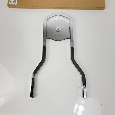Harley-Davidson Softail Dyna XL Fat Boy Tall Chrome Sissy Bar Upright 52735-85 - Image 1 of 4