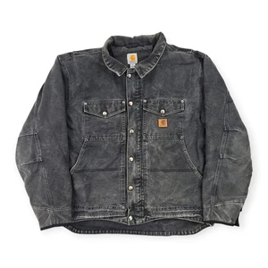 Carhartt Berwick Y2K Workwear Fleece Lined Jacket Grey Men's XL - Picture 1 of 9