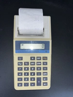 Vintage Texas Instruments TI-5005 II Handheld Printer Calculator Works! - Image 1 of 2
