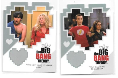 Lot of 2 2012 Cryptozoic Big Bang Theory Three and Four Duos Inserts #CPL6 CPL9 - Image 1 of 2