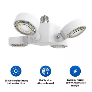 Grow LED Pflanzenlampe Vollspektrum Dimmbar Pflanzenlicht 30W 4 Köpfe E27 SASNI - Bild 1 von 10