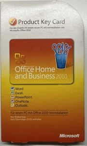Microsoft Office Home and Business 2010 PKC - Bild 1 von 1