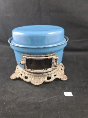 Alter Kocher Rechaud Kochstelle Madam Blå blau Email Vintage Deko - Bild 1 von 4