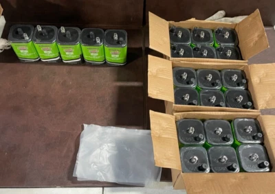 NOS Interstate DRY1403 Heavy Duty Lantern Battery, Spring Top, 6-Volt - QTY x23 - Image 1 of 4