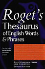 Roget's Thesaurus of English Words Phrases Paperback Betty Kirkpa