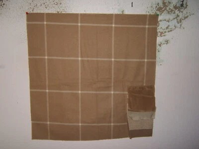 Ralph Lauren, Westcliff Tattersale, Restos, 27" Ancho X 27" Largo, Color Camel Foto 1 de 2