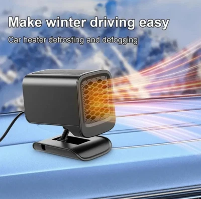 Car Heater Fan Air Warmer Demister Defroster Heating Portable Rotatable 12V - Image 1 of 4