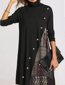 ABITO VESTITO LUNGO DONNA - Picture 1 of 20
