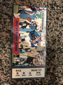 1997 New England Patriots vs Miami Dolphins Playoffs Tub Dan Marino - Imagen 1 de 1
