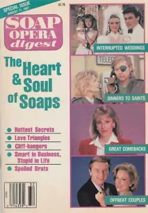 Soap Opera Digest 11.08.1987 HANK CHEYNE-RONN MOSS-GRANT ALEKSANDER-TINA SLOAN - Bild 1 von 1