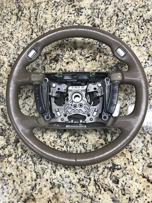 2002 BMW 745li STEERING WHEEL  LEATHER MULTIFUNCTION OEM 67920610 #95 - Image 1 of 4