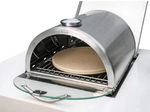 Quemador lateral portátil horno de pizza personal piedra de pizza universal acero inoxidable - Imagen 1 de 12