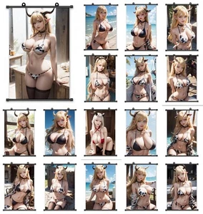 Póster de desplazamiento Anime Niña Modelo Cosplay Arte Impresión Decoración del hogar Pared 24"x36" L015 - Imagen 1 de 26