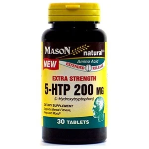 Mason Natural 5 L-Hydroxytryptophan Tablets, 200 Mg, 30 Count (6 Pack) - Picture 1 of 1
