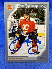 AUTOGRAPH AUTO Steve Begin 2000-01 Topps NHL Prospects #299