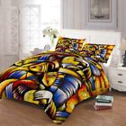 Bright Fish Mouth 3D Printing Duvet Quilt Doona Covers Pillow Case Bedding Sets