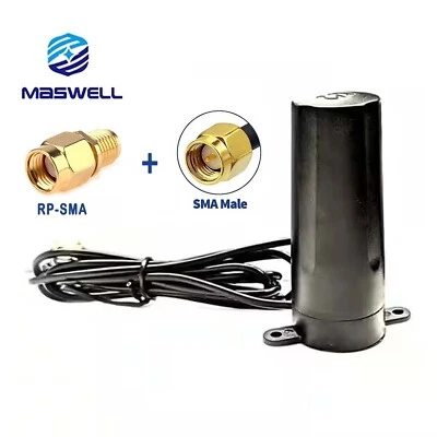 MASWELL 4G 5G LTE Antenne 600–6000 MHz WiFi 6 Bluetooth WiMAX Zigbee SMA-Stecker RP-SMA