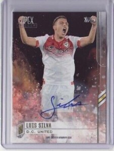 2015 Topps Apex MLS Autograph #19 Luis Silva Auto - Flat S/H