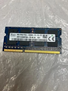 SK Hynix 8GB 2Rx8 PC3L-12800S Laptop Memory P/N: HMT41GS6BFR8A-PB Tested - Picture 1 of 2
