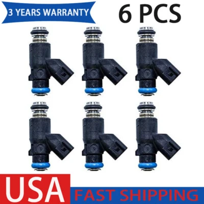 Inyectores de combustible 353103C000 6 piezas para Hyundai Azera 2006-2011 2007-2009 Santa Fe Foto 1 de 4