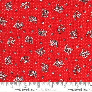 Moda Fabrics #33595 18 "30'S PLAYTIME" BY CHLOE'S CLOSET "SCARLET" BTY - Picture 1 of 1